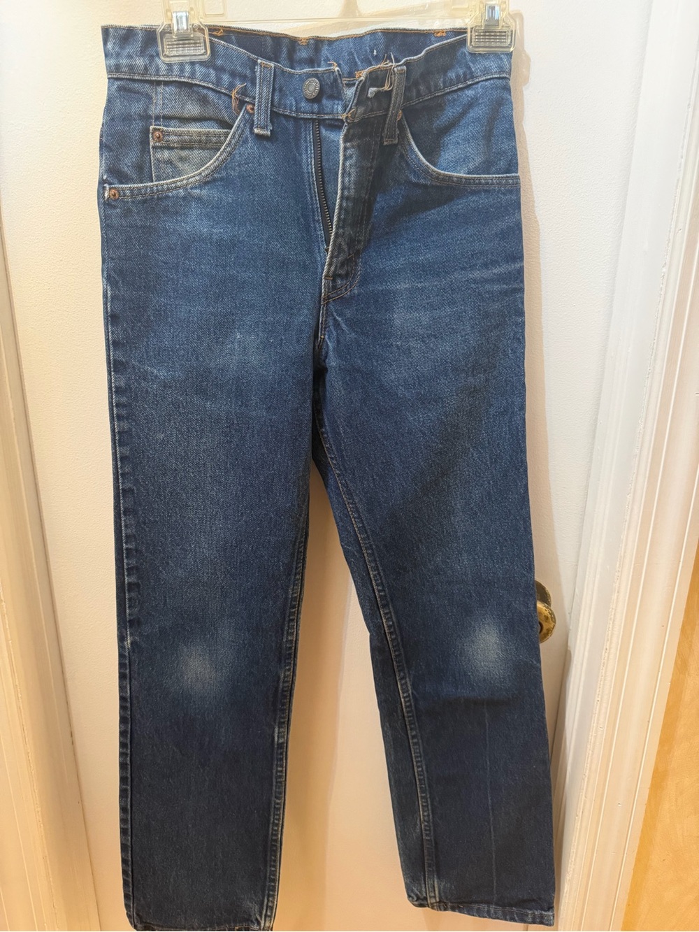 Levi's Men's Straight Leg Dark Blue Denim Jeans